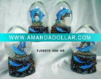 Wholesale dolphin polyresin water ball sell to the world