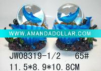 Wholesale crystal gift with dolphin for home decoration