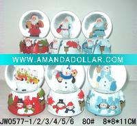 Wholesale top sale resin water ball for christmas day