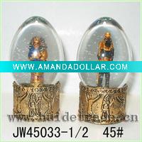 Egyptian resin figurines snow globe