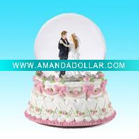 Polyresin Wedding Water globe