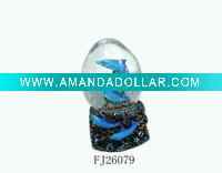 dolphin polyresin water ball sell to the world