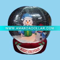 snowman water globe