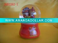 Resin wedding couples snow ball