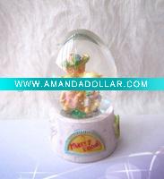LED water globe ,resin crafts