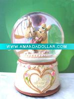 LED water globe ,resin crafts