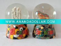 polyresin building snow ball craft