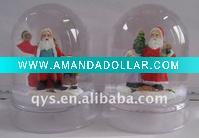 Christmas acrylic snow globe