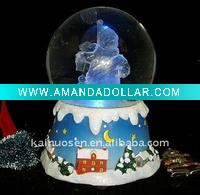 Polyresin LED Christmas Water globe