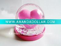 Beautiful plastic snow globe
