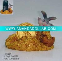 polyresin rabbit mobile holder,phone holder