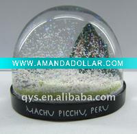green hill snow globe