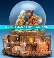 Wholesale Musical Lighted Nativity Globe