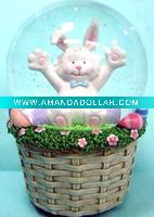 Wholesale polyresin easter gift water ball