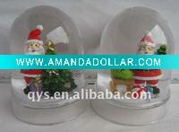 Wholesale resin santa acrylic snow globe