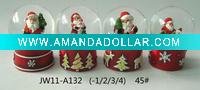 Wholesale Polyresin santa claus water ball