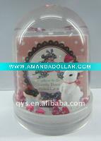 Wholesale acrylic photo frame snow globe