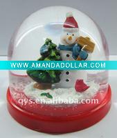 custom christmas snow globe