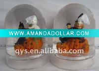 Halloween snow globe