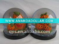 Wholesale Halloween pumpkin snow globe