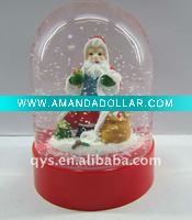 Christmas santa snow globes