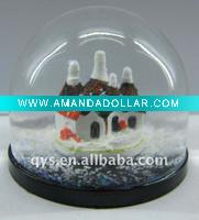 cute house snow globe
