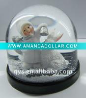 custom acrylic snow globe