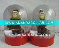 playing kids acrylic snow globe