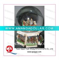 souvenir building snow globe