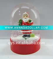 cute santa snow globes