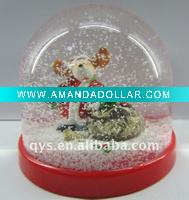 Wholesale winter animal snow globes