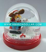 Wholesale clear acrylic snow globe