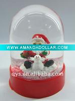 santa water snow globe
