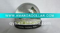 landscape snowflake snow globe