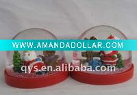 Christmas acrylic snow globe