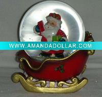 Wholesale Glass dome santa claus