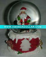 Wholesale Funny glass globe santa claus