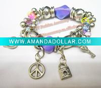 fashion inexpensive turquoise beads bracelets costume jewelry