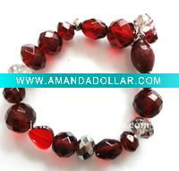 Wholesale 2012 New Fashion glass Bracelet handmade jewelry