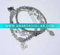 Graceful costume bracelet set (J.M.Fashion) J.M.B-297