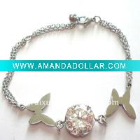 Wholesale wholesale fashion stainless steel costume jewelry bracelet