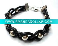 Wholesale fashion leather bracelet SBR-10228