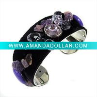 Wholesale Costume jewelry fashion rhinestone stone bangles