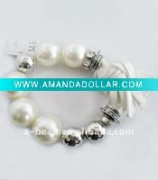 Wholesale The newest pearl costume bracelet with rhinestone