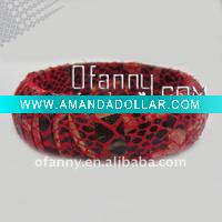 Wholesale fashion facric covered costume bangle jewelry