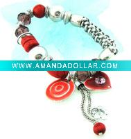 costume jewelry enamel bracelet