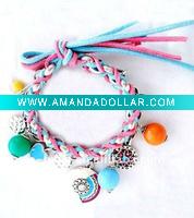 Wholesale Fashion weave costume bracelet