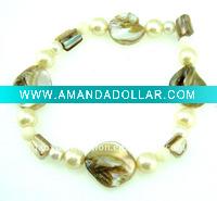 Wholesale costume jewelry shell bracelet