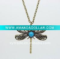 Wholesale fashion antique style lovely drangonfly costume jewelry cheap