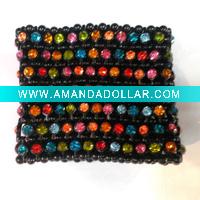 Fashion stylish stretch costume rhinestone bangle bracelet